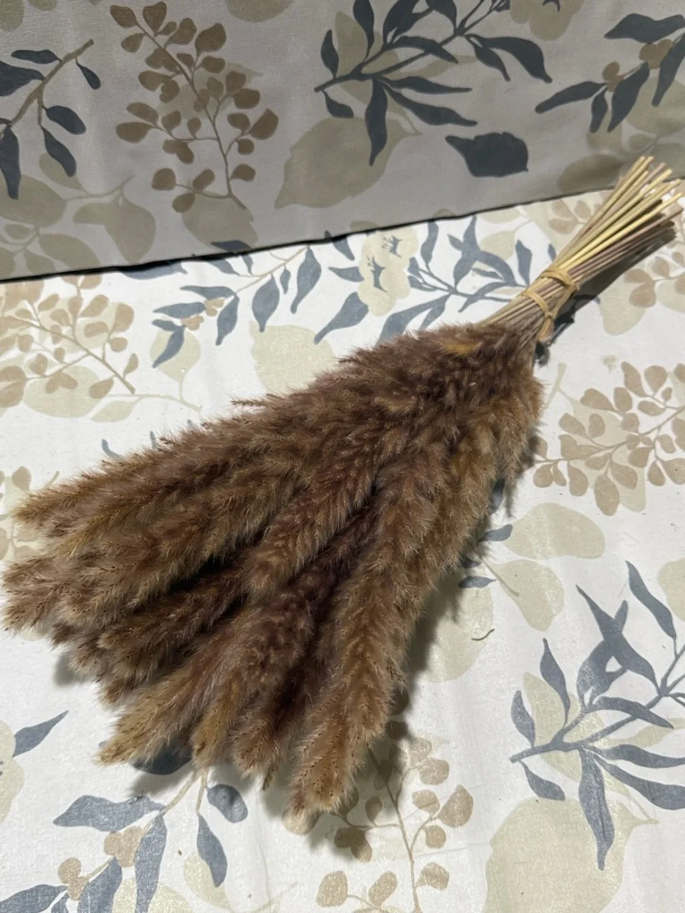 Dried Pampas Grass Bouquet — Brown Home Accent